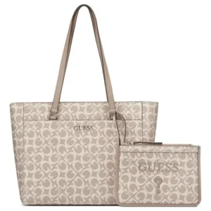 Cartera Grande Beige Guess