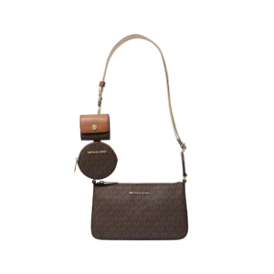 Cartera Crossbody Michael Kors Jet Set con logo, funda para Apple Airpods y Monedero